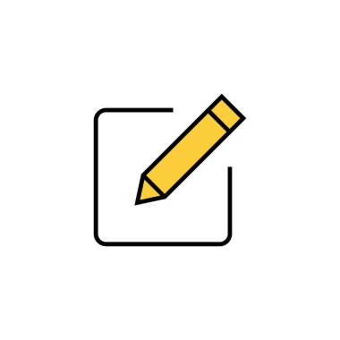Edit icon vector for web and mobile app. edit document sign and symbol. edit text icon. pencil. sign up