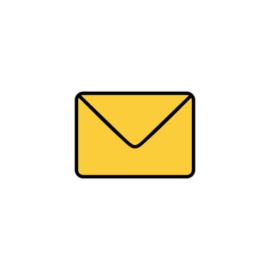 Web ve mobil uygulama için e- posta simgesi vektörü. e-posta işareti ve sembol. E- posta simgesi. Zarf simgesi
