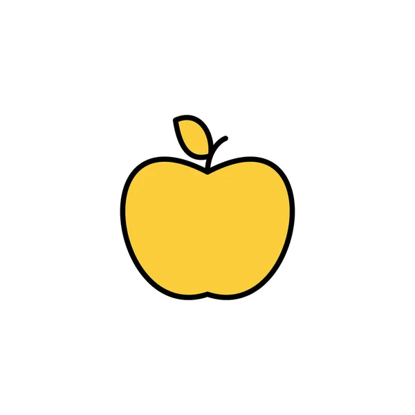 Apple Ikona Vektor Pro Webové Mobilní Aplikace Značka Apple Symboly — Stockový vektor