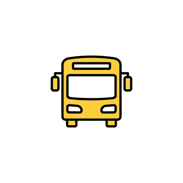 Bus Icon Vector Web Mobile App Bus Sign Symbol Transport - Stok Vektor