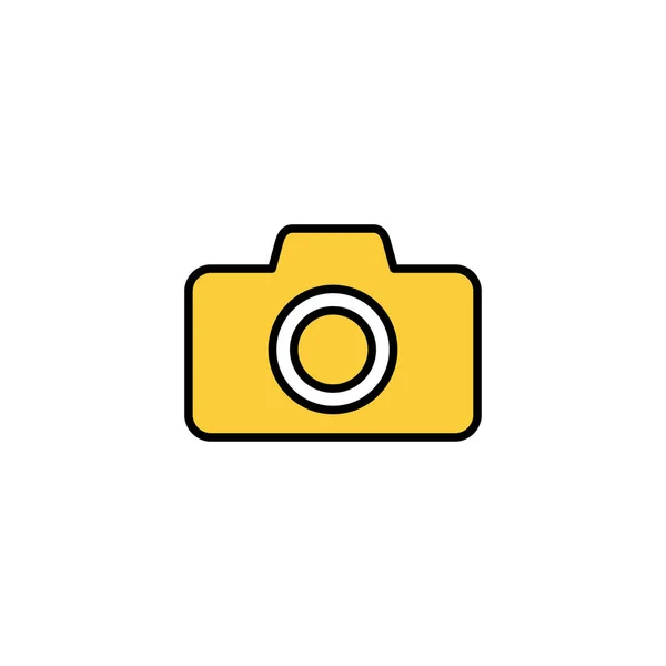 Camera Icon Vector Web Mobile App Photo Camera Sign Symbol — Image vectorielle