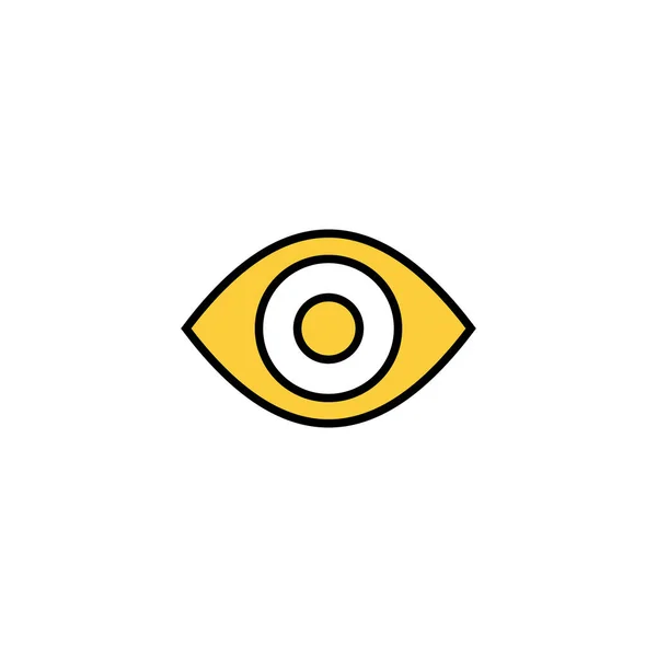 Вектор Значков Глаз Веб Мобильного Приложения Знак Глаза Символ Иконка — стоковый вектор