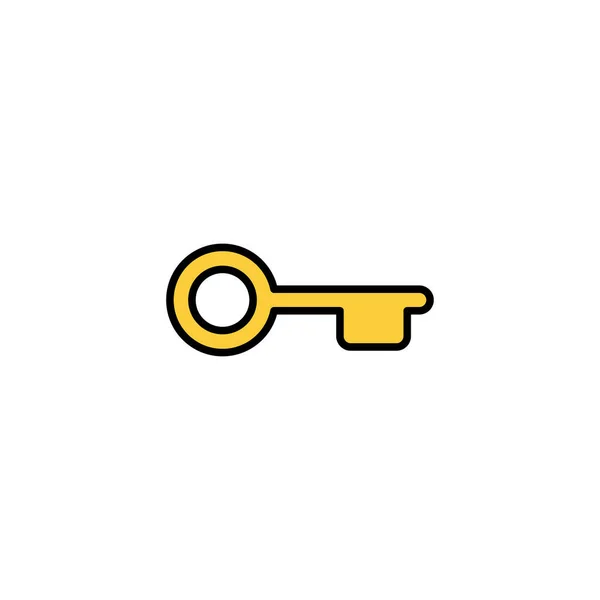Vecteur Icônes Clés Pour Application Web Mobile Signe Symbole Clés — Image vectorielle