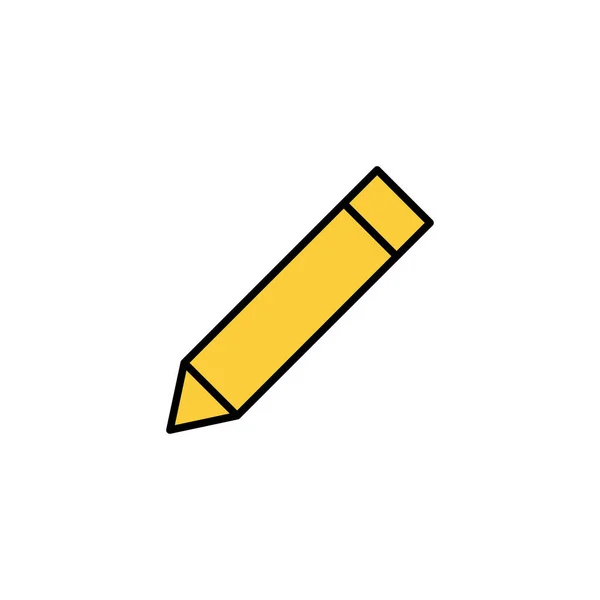 Ceruza Ikon Vektor Web Mobil Alkalmazáshoz Toll Jel Szimbólum Szerkeszt — Stock Vector