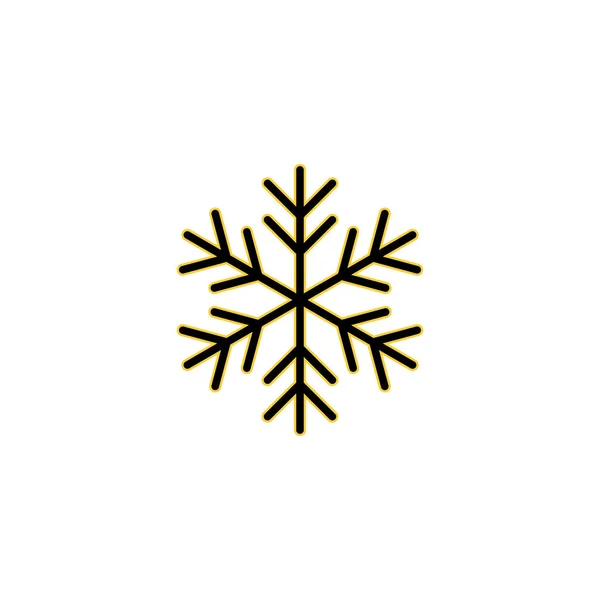 Schnee Icon Vektor Für Web Und Mobile App Schneeflockenzeichen Und — Stockvektor