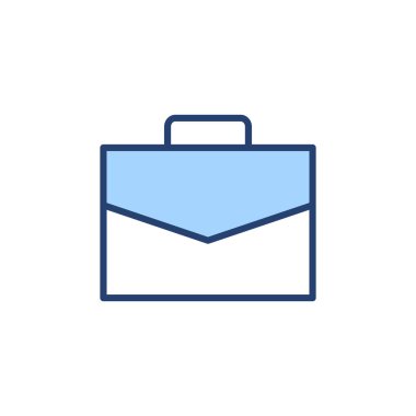 Evrak çantası ikon vektörü. Bavul işareti ve sembol. bagaj sembolü.