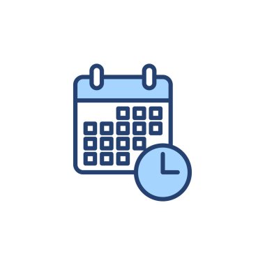 Takvim simgesi vektörü. Takvim işareti ve sembol. Simge simgesini ayarla