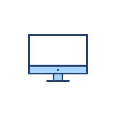 Bilgisayar simgesi vektörü. bilgisayar izleme işareti ve simgesi