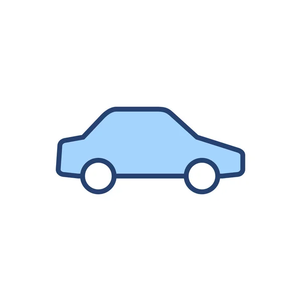 Auto Symbol Vektor Autoschild Und Symbol Kleine Limousine — Stockvektor