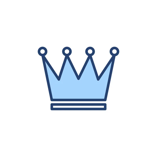 Crown Ikon Vektörü Taç Işareti Sembol — Stok Vektör