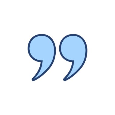 Simge vektöründen alıntı. Tırnak işareti ve sembol