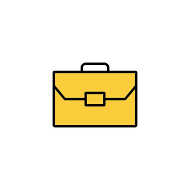 Briefcase icon vector for web and mobile app. suitcase sign and symbol. luggage symbol.