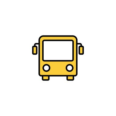 Bus icon vector for web and mobile app. bus sign and symbol. transport symbol