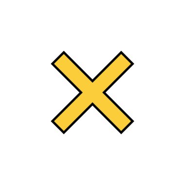 Close icon vector for web and mobile app. Delete sign and symbol. cross sign