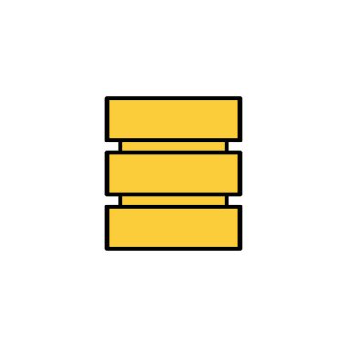 Database icon vector for web and mobile app. database sign and symbol