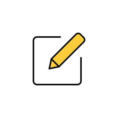 Edit icon vector for web and mobile app. edit document sign and symbol. edit text icon. pencil. sign up