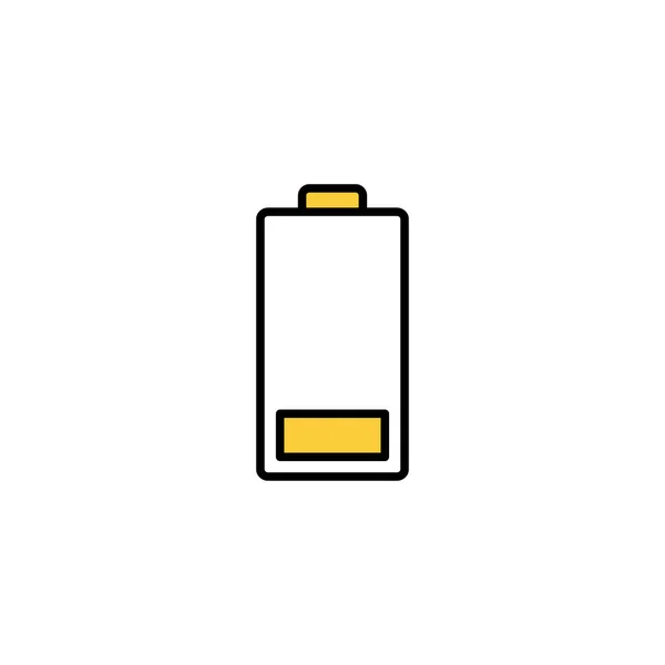 Battery Icon Vector Web Mobile App Battery Charging Sign Symbol — Vector de stock