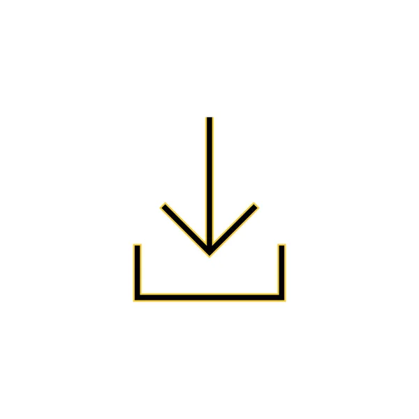 Download Icon Vector Web Mobile App Download Sign Symbol — Stock vektor