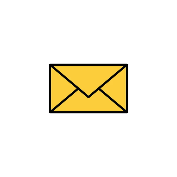 Web应用程序和移动应用程序的邮件图标向量 电子邮件标志和符号 电子邮件图标 信封图标 — 图库矢量图片