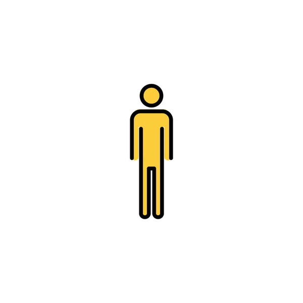 Vecteur Icônes Homme Pour Application Web Mobile Signe Symbole Masculin — Image vectorielle