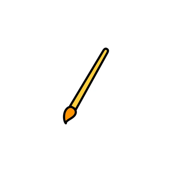 Нарисуйте Вектор Значков Веб Мобильного Приложения Знак Кисти Символ Вектор — стоковый вектор