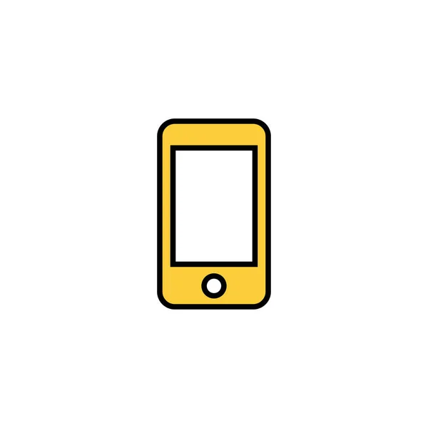 Telefoon Icoon Vector Voor Web Mobiele App Roepnaam Symbool Telefoon — Stockvector