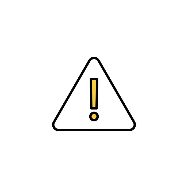 Signe Danger Exclamation Pour Web Application Mobile Signe Attention Symbole — Image vectorielle
