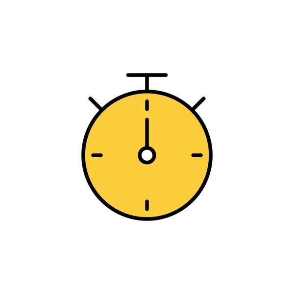 Stopwatch Icon Vector Web Mobile App Timer Sign Symbol Countdown — Stock Vector