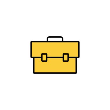 Briefcase icon vector for web and mobile app. suitcase sign and symbol. luggage symbol.