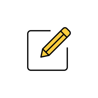 Edit icon vector for web and mobile app. edit document sign and symbol. edit text icon. pencil. sign up