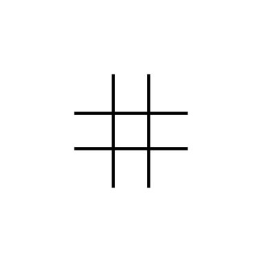 Hashtag icon vector for web and mobile app. hashtag sign and symbol