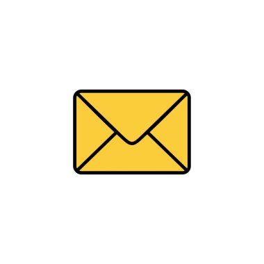 Web ve mobil uygulama için e- posta simgesi vektörü. e-posta işareti ve sembol. E- posta simgesi. Zarf simgesi