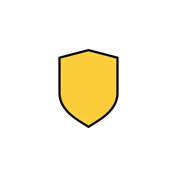 Vetor Ícone Escudo Para Web Aplicativo Móvel Ícone Proteção Signo —  Vetores de Stock