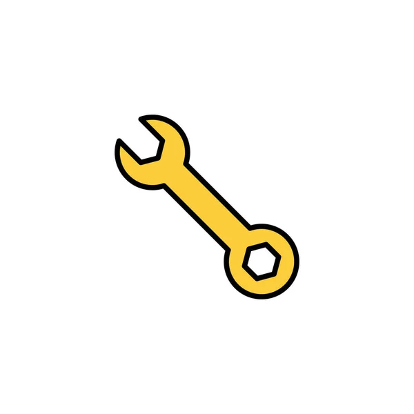 Schraubensymbol Vektor Für Web Und Mobile App Reparatur Symbol Werkzeuge — Stockvektor