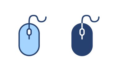 Fare simgesi vektörü. Tıklama işareti ve sembol. işaretleyici simgesi vektörü.