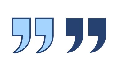 Simge vektöründen alıntı. Tırnak işareti ve sembol