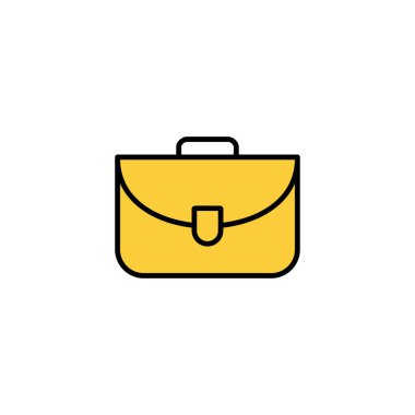Briefcase icon vector for web and mobile app. suitcase sign and symbol. luggage symbol.