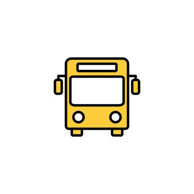 Bus icon vector for web and mobile app. bus sign and symbol. transport symbol