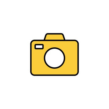 Camera icon vector for web and mobile app. photo camera sign and symbol. photography icon.