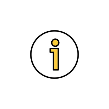 Information sign icon vector for web and mobile app. about us sign and symbol. question mark icon
