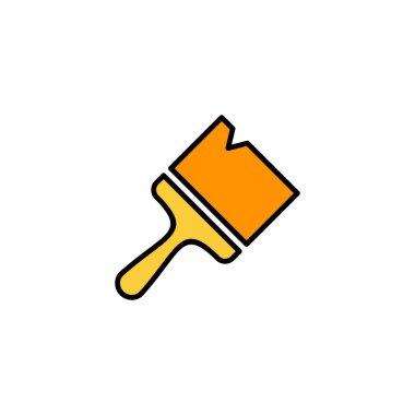 Web ve mobil uygulama için simge vektörünü boya. Boya fırçası işareti ve sembol. boyama silindiri vektörü