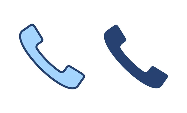 Apel Icon Vector Semnul Telefonului Simbolul Icoana Telefonului Contactați — Vector de stoc