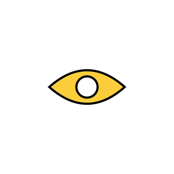 Eye Icon Vector Web Mobile App Eye Sign Symbol Look — Stockvektor