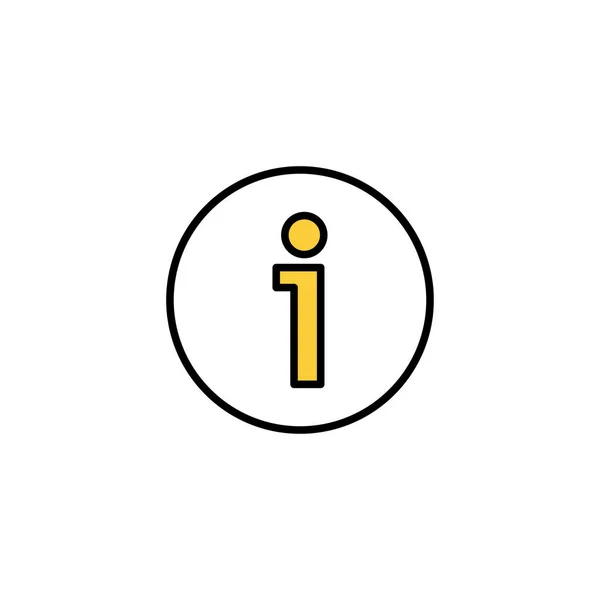 Information Sign Icon Vector Web Mobile App Sign Symbol Question —  Vetores de Stock