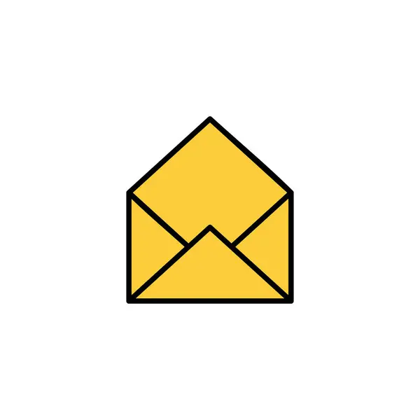 Mail Icoon Vector Voor Web Mobiele App Mail Teken Symbool — Stockvector