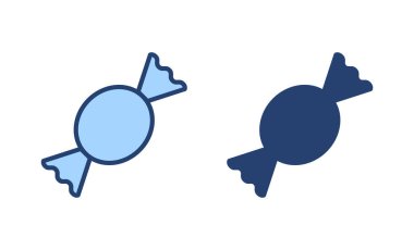 Şeker ikonu vektörü. Şeker işareti ve sembol.