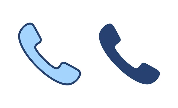 Вектор Піктограм Виклику Телефонний Знак Символ Значок Телефону Яжіться Нами — стоковий вектор