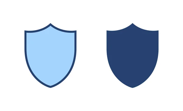 Vetor Ícone Escudo Ícone Proteção Signo Símbolo Segurança — Vetor de Stock