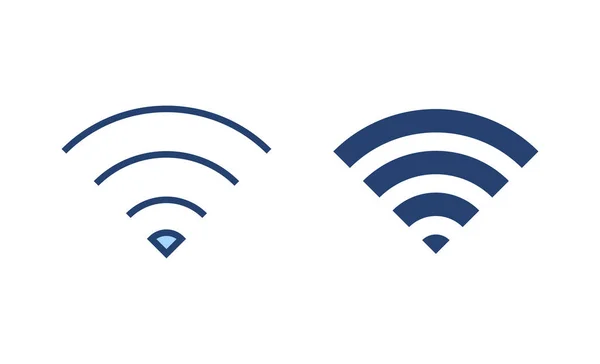 Vecteur Icône Wifi Signal Signe Symbole Icône Sans Fil — Image vectorielle