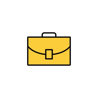 Briefcase icon vector for web and mobile app. suitcase sign and symbol. luggage symbol.